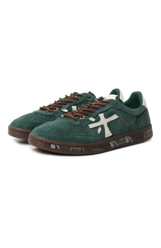Замшевые кеды Bskt Clay-D Premiata BSKTCLAD/VAR 7687 Зелёный BSKTCLAD/VAR 7687