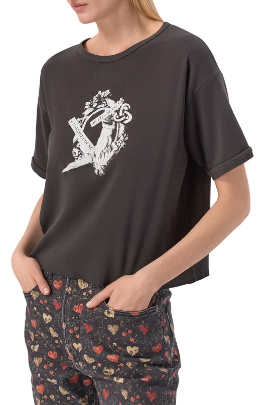 Хлопковая футболка Enfants Riches Deprimes 120-567/C0TT0N Чёрный  120-567/C0TT0N Фото 3