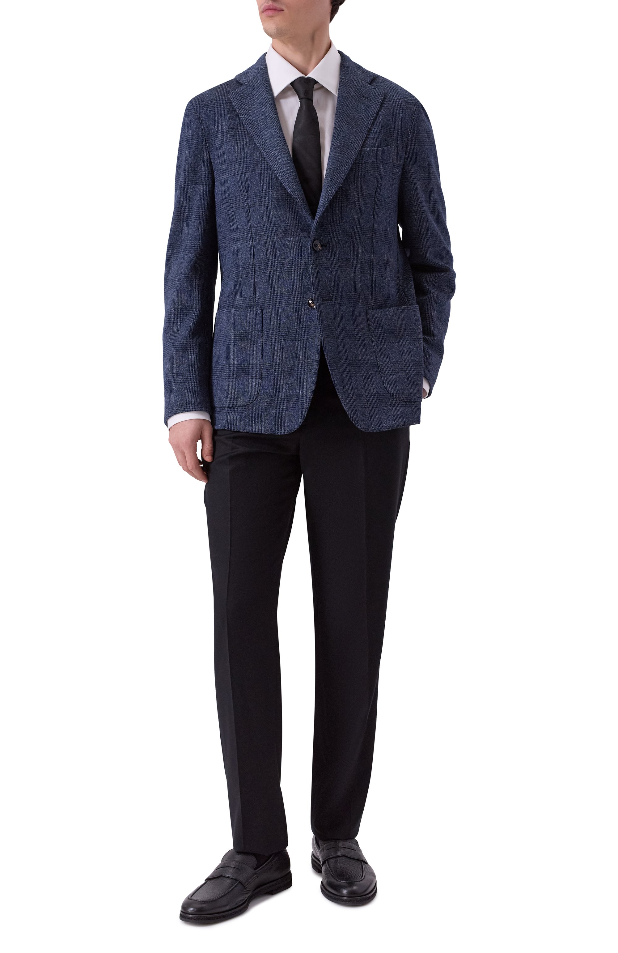 Пиджак из хлопка и шерсти ANDREA CAMPAGNA, арт. BIELLA/DD106, фото 3