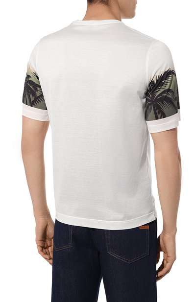 Хлопковая футболка ZILLI, арт. TSR02AM0110VZLF01, фото 4