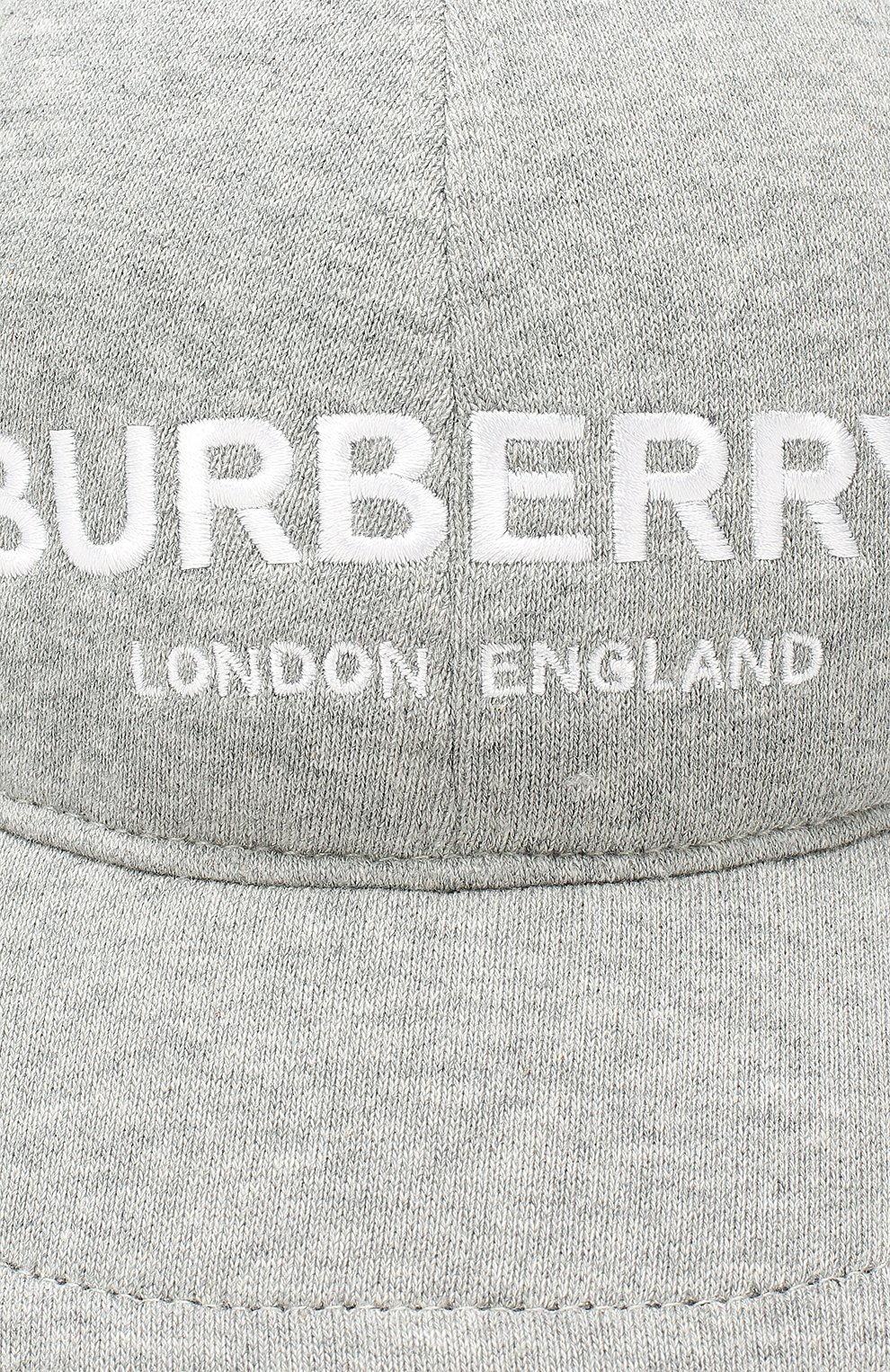 Хлопковая бейсболка BURBERRY серого цвета по цене 17650 руб., арт. 8010947, фото 3 Хлопковая бейсболка BURBERRY, арт. 8010947, фото 3