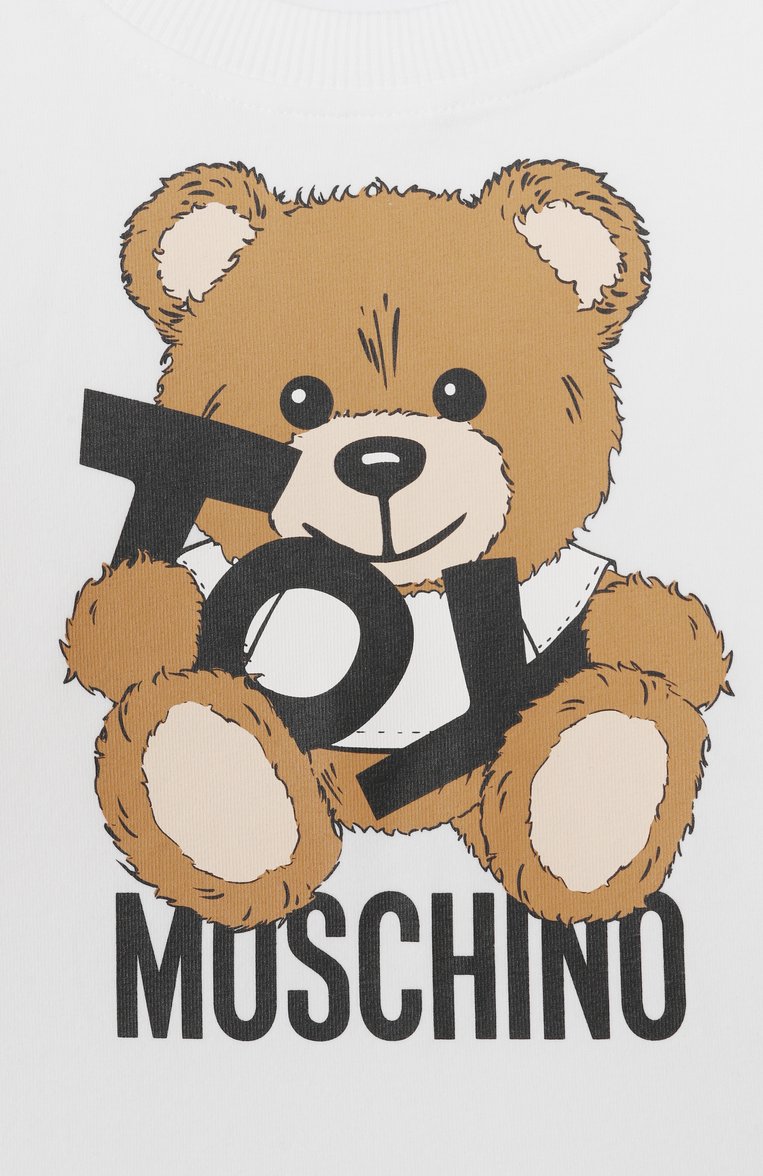 Хлопковая футболка MOSCHINO, арт. HDM060/LBA00/4-8, фото 1