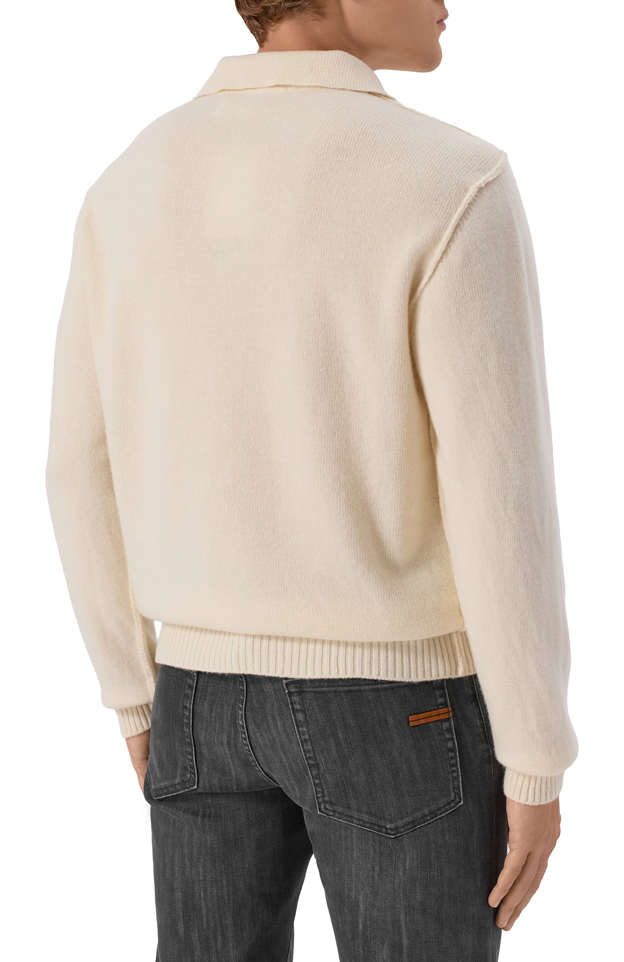 Поло из шерсти и кашемира DANIELE FIESOLI, арт. DF1130, фото 4