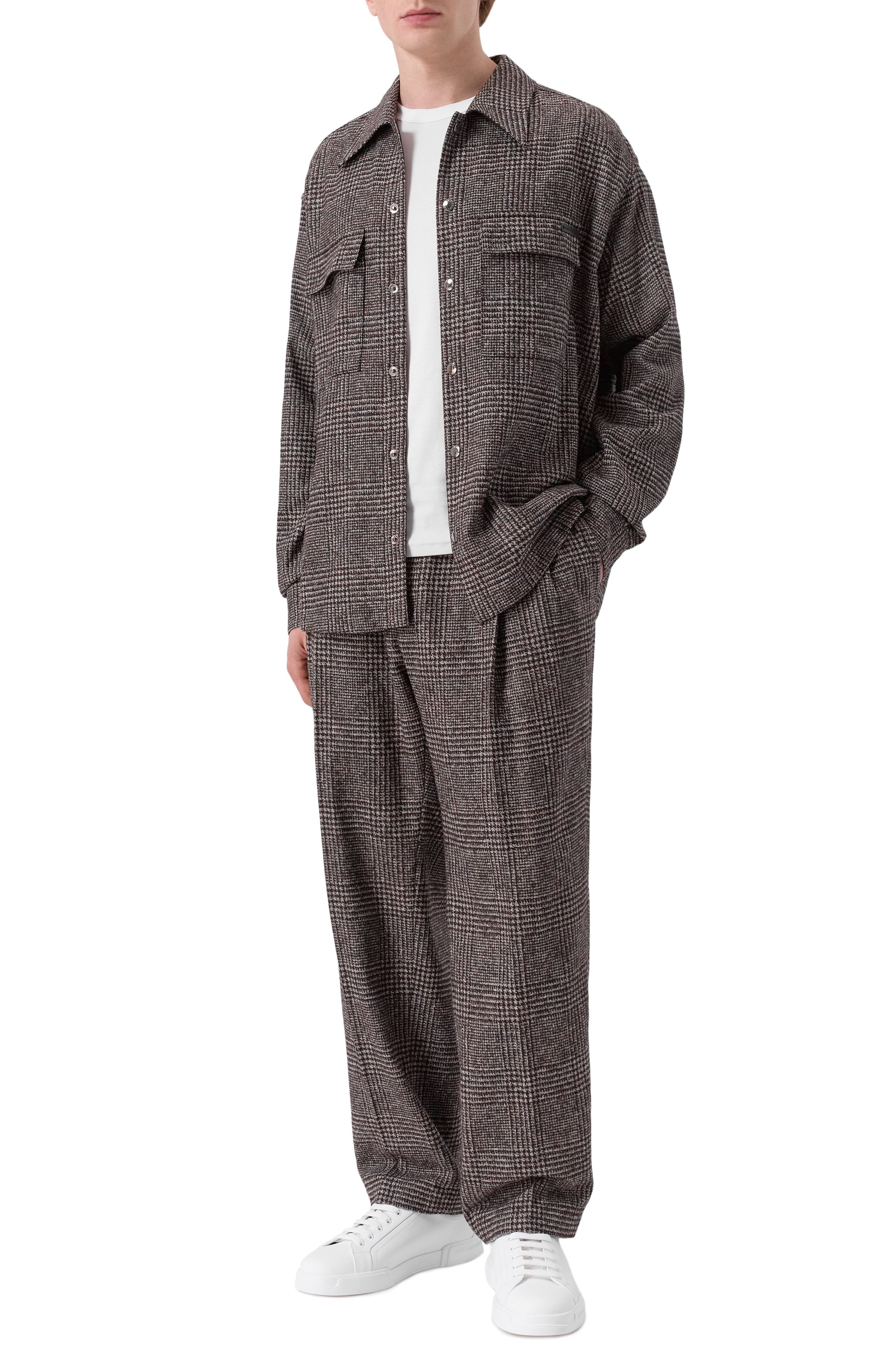 Рубашка из шерсти и хлопка DOLCE & GABBANA, арт. G5MM6T/FQMKD, фото 2