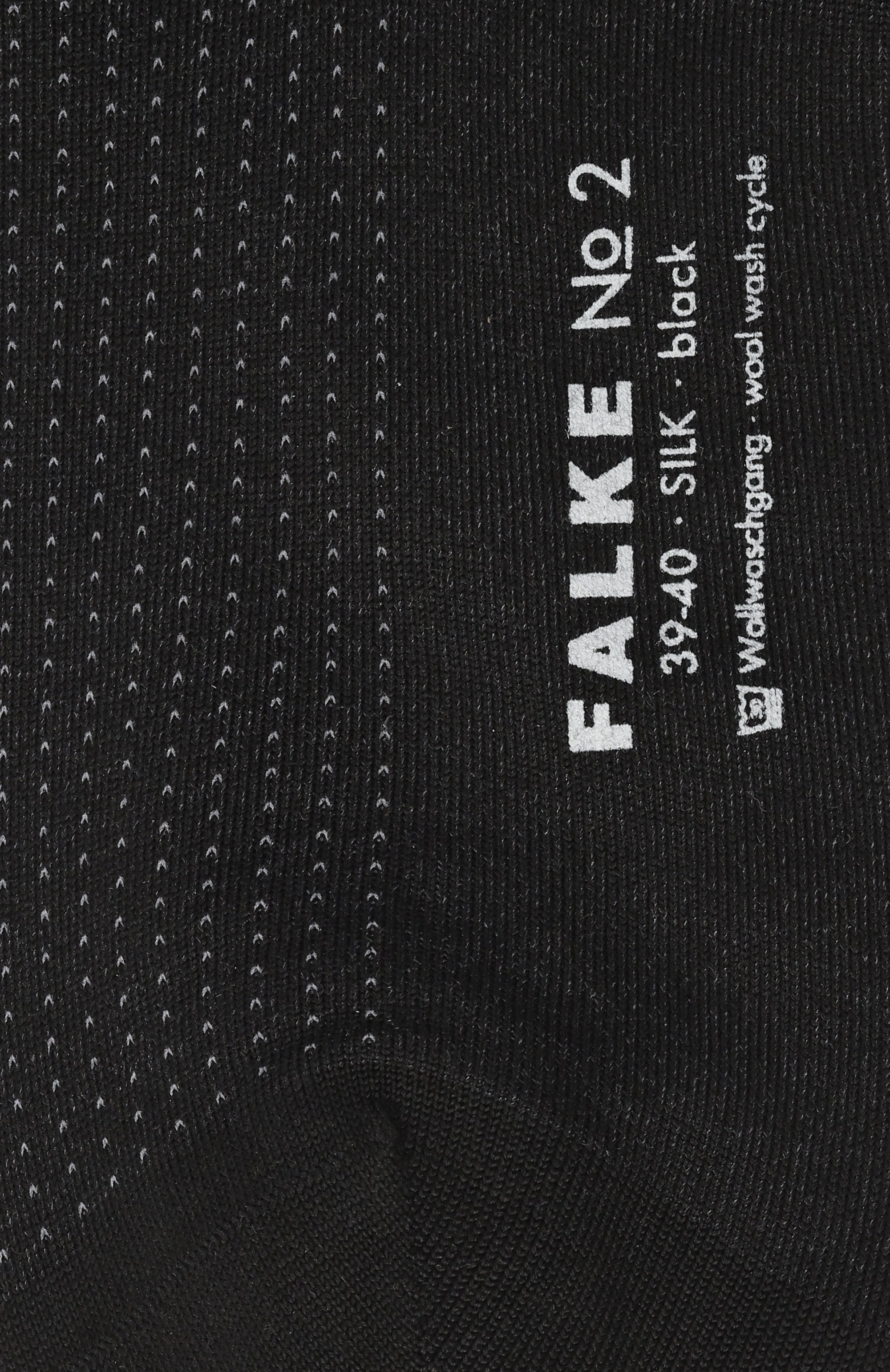 Шелковые носки FALKE черного цвета по цене 7050 руб., арт. 46175_, фото 2 Шелковые носки FALKE, арт. 46175_, фото 2