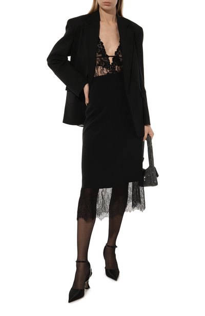 Шелковая юбка CHAPURIN черного цвета по цене 75000 руб., арт. SK/19518/27875-м/SS 23, фото 2 Шелковая юбка CHAPURIN, арт. SK/19518/27875-м/SS 23, фото 2