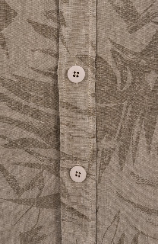 Льняная рубашка InLinum STEFAN0/TR0PICAL Бежевый  STEFAN0/TR0PICAL Фото 6