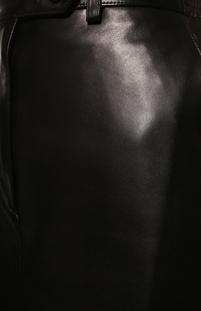 Кожаная юбка PRADA, арт. 51801-08P-F0002, фото 5