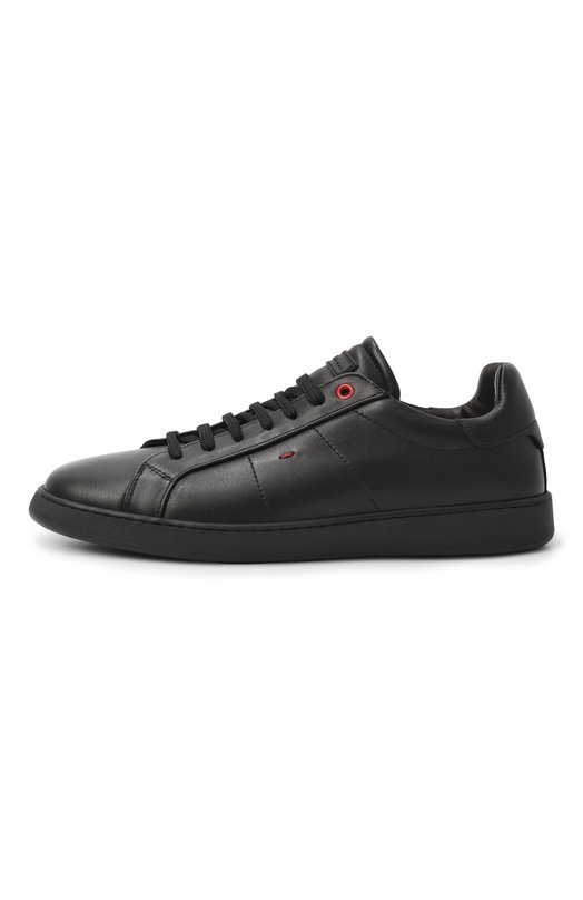 Кожаные кеды Kiton USSA382N0114310 Чёрный  USSA382N0114310 Фото 4