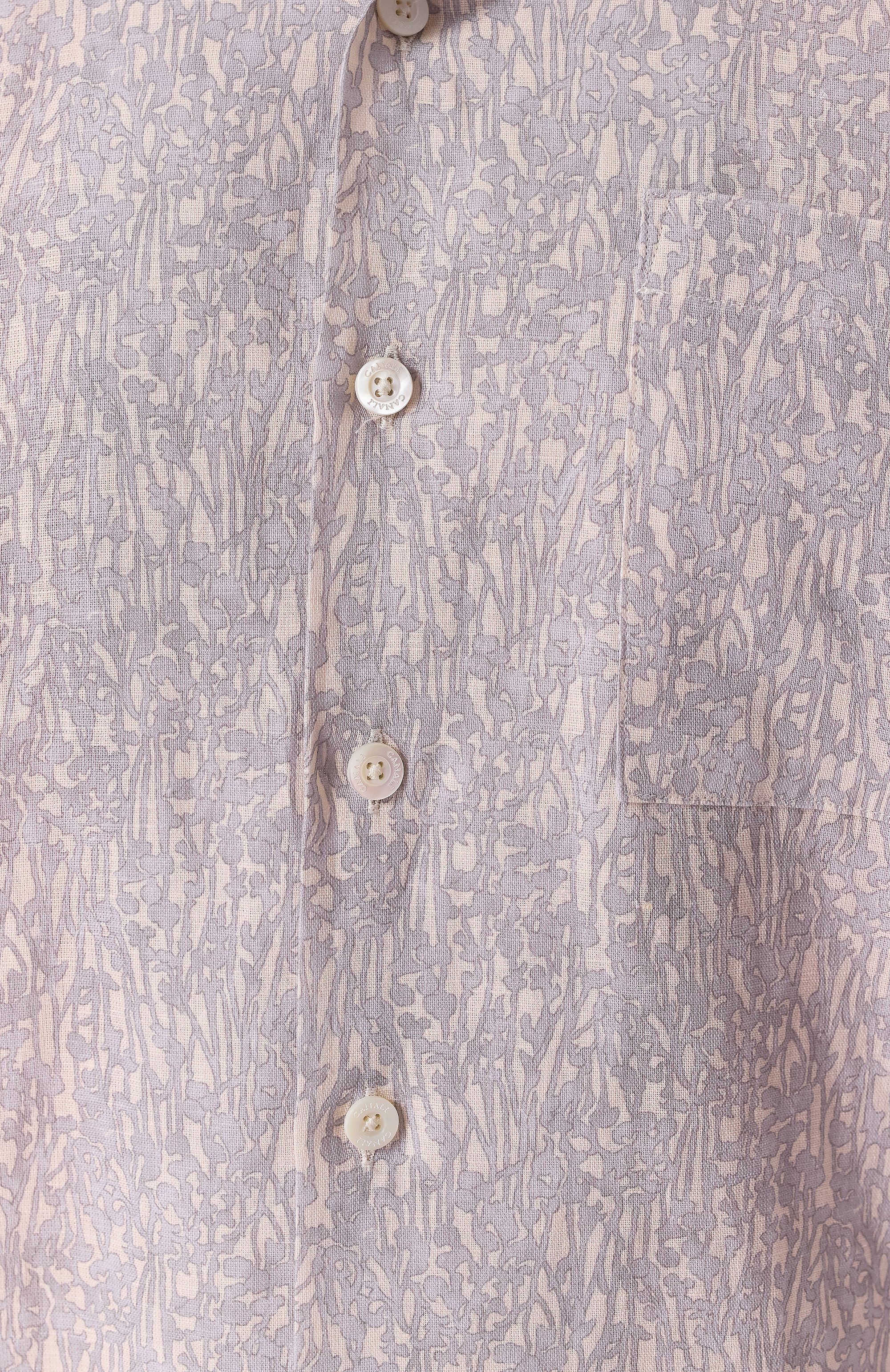 Рубашка из хлопка и льна CANALI, арт. CSM3055/GL03520, фото 6