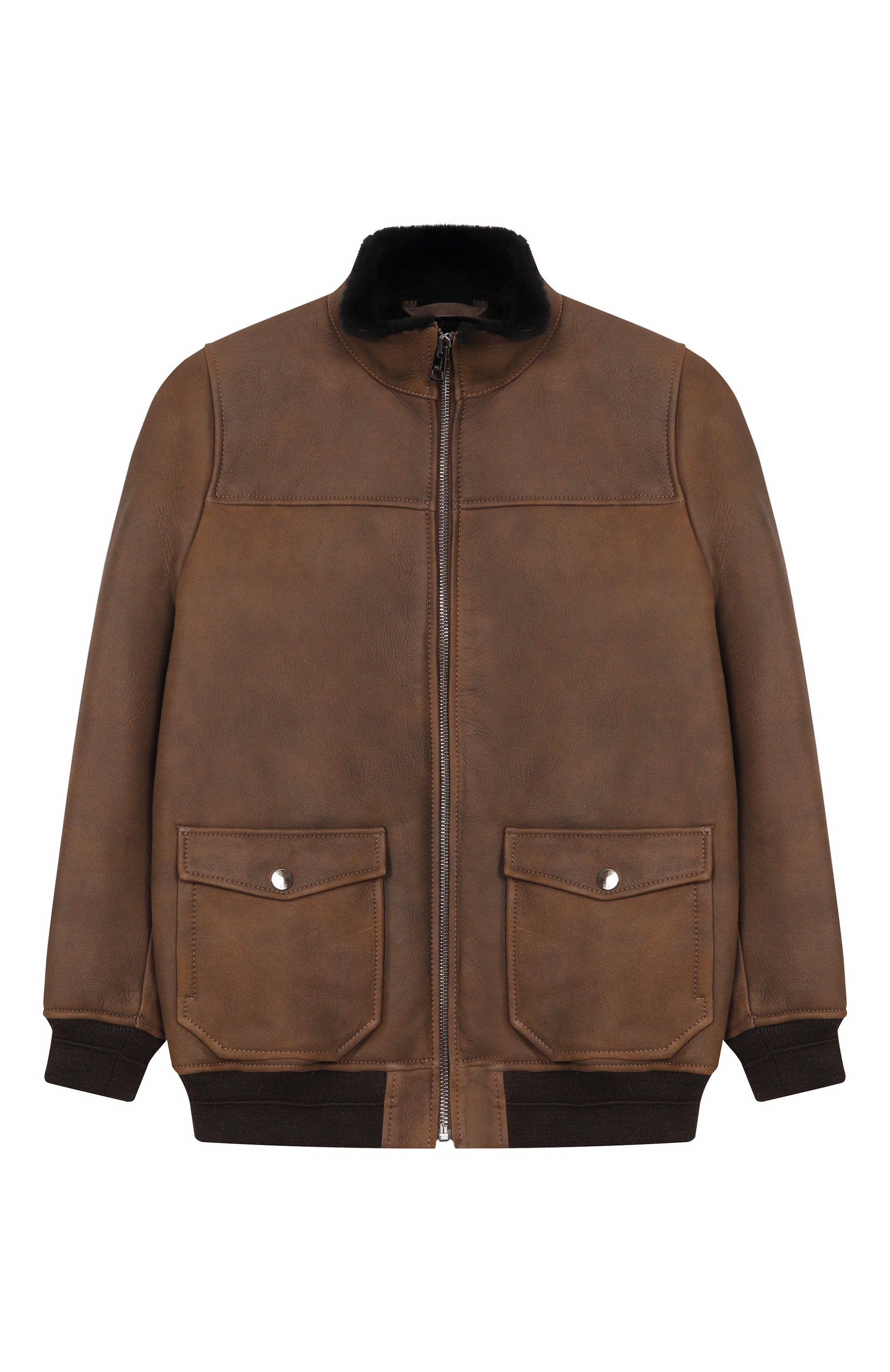 Бомбер из овчины MANZONI24, арт. 25UB821-S34X, фото 1