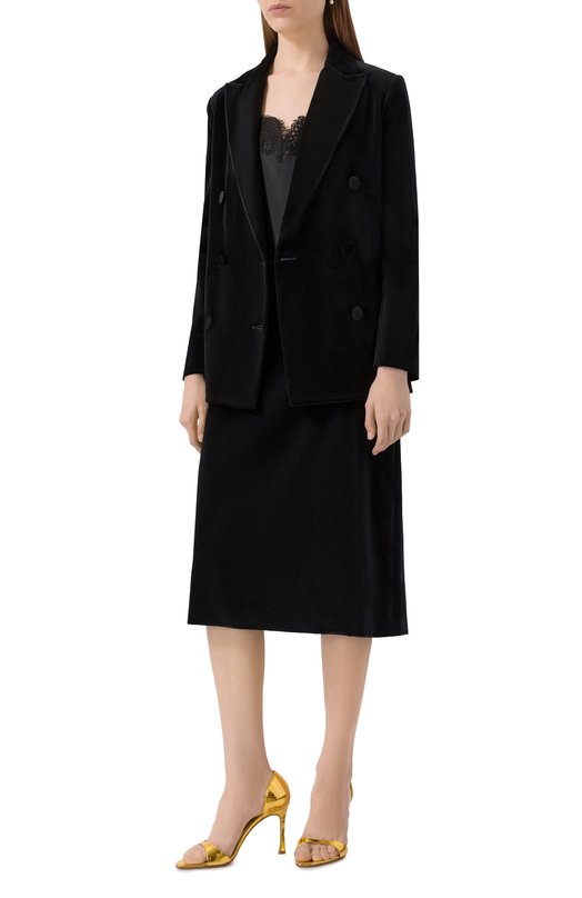 Бархатный жакет Antonelli Firenze P3182/682B Чёрный  P3182/682B Фото 2