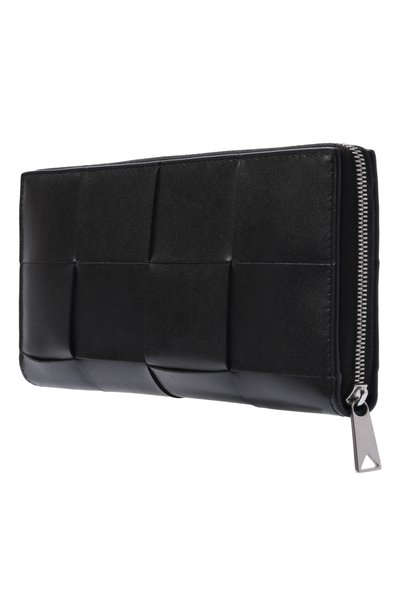 Кожаное портмоне BOTTEGA VENETA черного цвета по цене 126500 руб., арт. 814649/V47V1, фото 2 Кожаное портмоне BOTTEGA VENETA, арт. 814649/V47V1, фото 2
