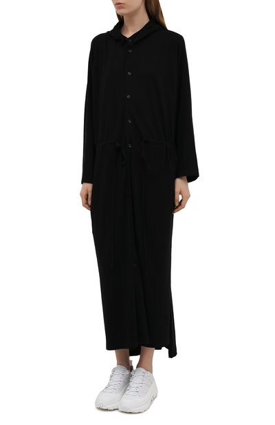 Хлопковое платье YOHJI YAMAMOTO, арт. ND-D09-089, фото 3