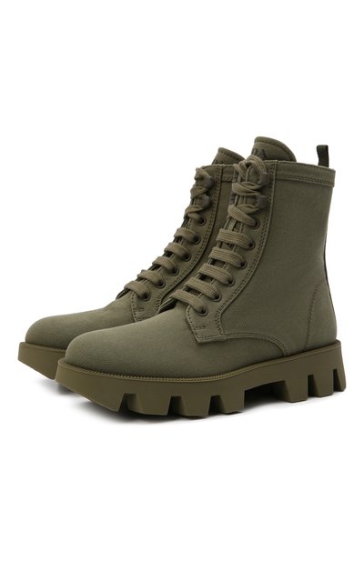 Текстильные ботинки PRADA, арт. 1T012M-1K4U-F0161-045, фото 1