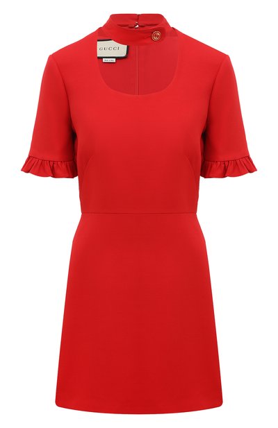 Женское платье из шелка и шерсти GUCCI, арт. 631481 ZAD88