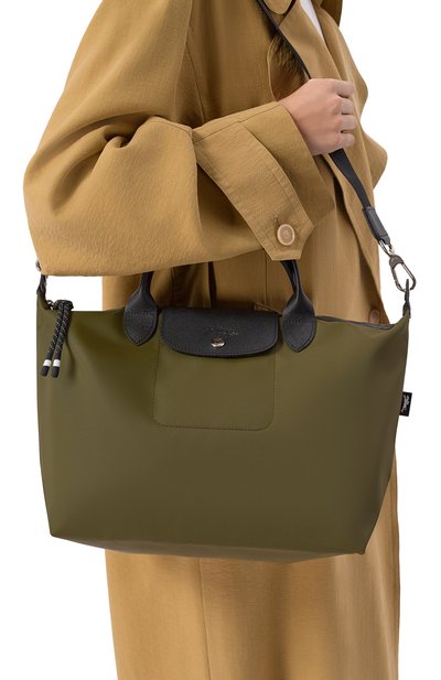 Сумка le pliage energy large LONGCHAMP хаки цвета по цене 37350 руб., арт. L1515HSR/HSR, фото 2 Сумка le pliage energy large LONGCHAMP, арт. L1515HSR/HSR, фото 2