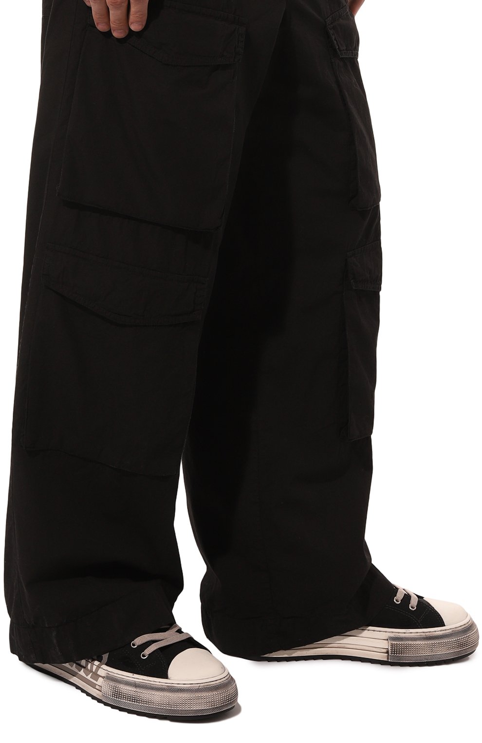 Текстильные кеды berlin DSQUARED2 черного цвета по цене 59950 руб., арт. SNM0293 25406367, фото 3 Текстильные кеды berlin DSQUARED2, арт. SNM0293 25406367, фото 3