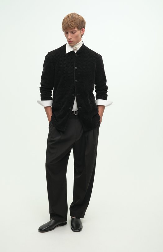 Шерстяные брюки Dries Van Noten 020998-2057-900 Чёрный  020998-2057-900 Фото 6