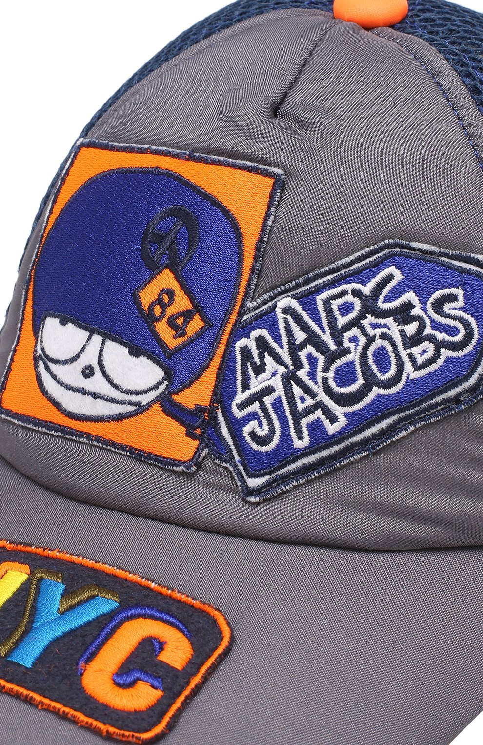 Бейсболка MARC JACOBS (THE) синего цвета по цене 6135 руб., арт. W21013/54-56, фото 3 Бейсболка MARC JACOBS (THE), арт. W21013/54-56, фото 3