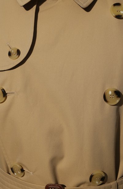 Хлопковый тренч BURBERRY, арт. 8045859, фото 5