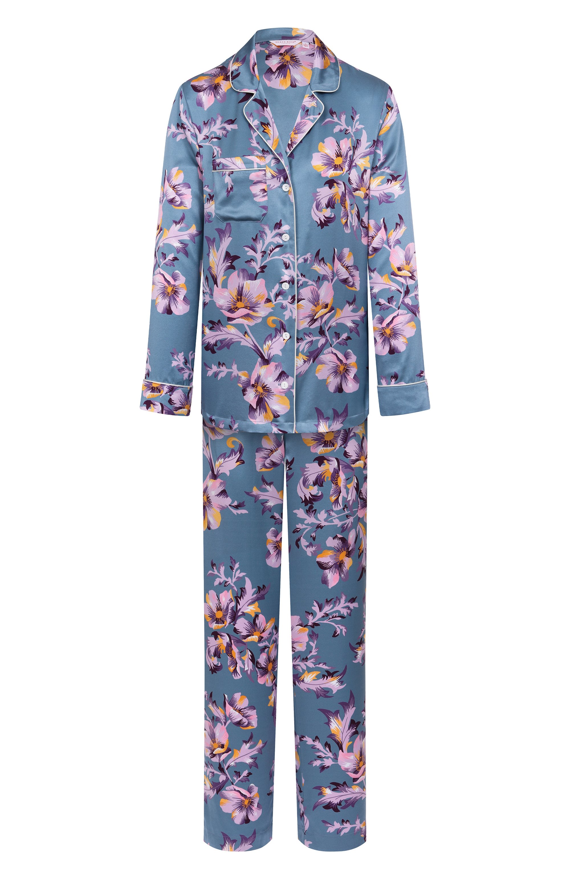Шелковая пижама DEREK ROSE, арт. 2050-BRIN115, фото 1