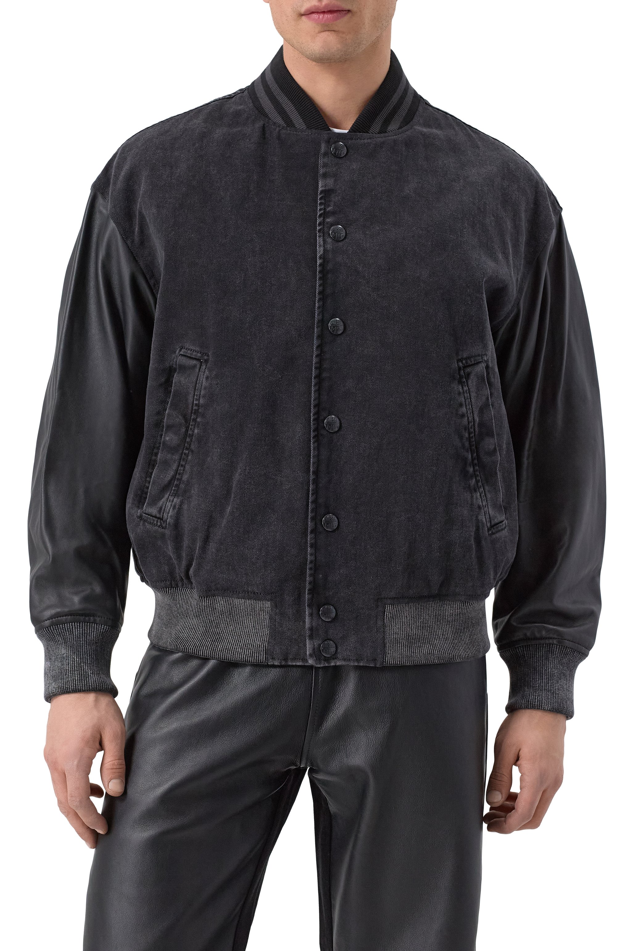 Комбинированный бомбер DIESEL, арт. A17366/0IKAW, фото 3