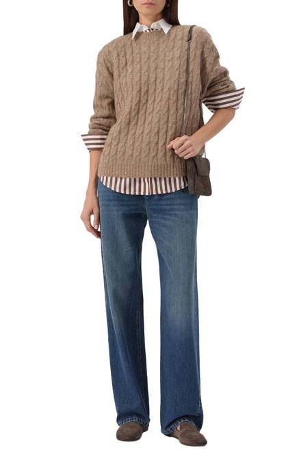 Женски�е замшевые лоферы BRUNELLO CUCINELLI, арт. MZSFC3081P