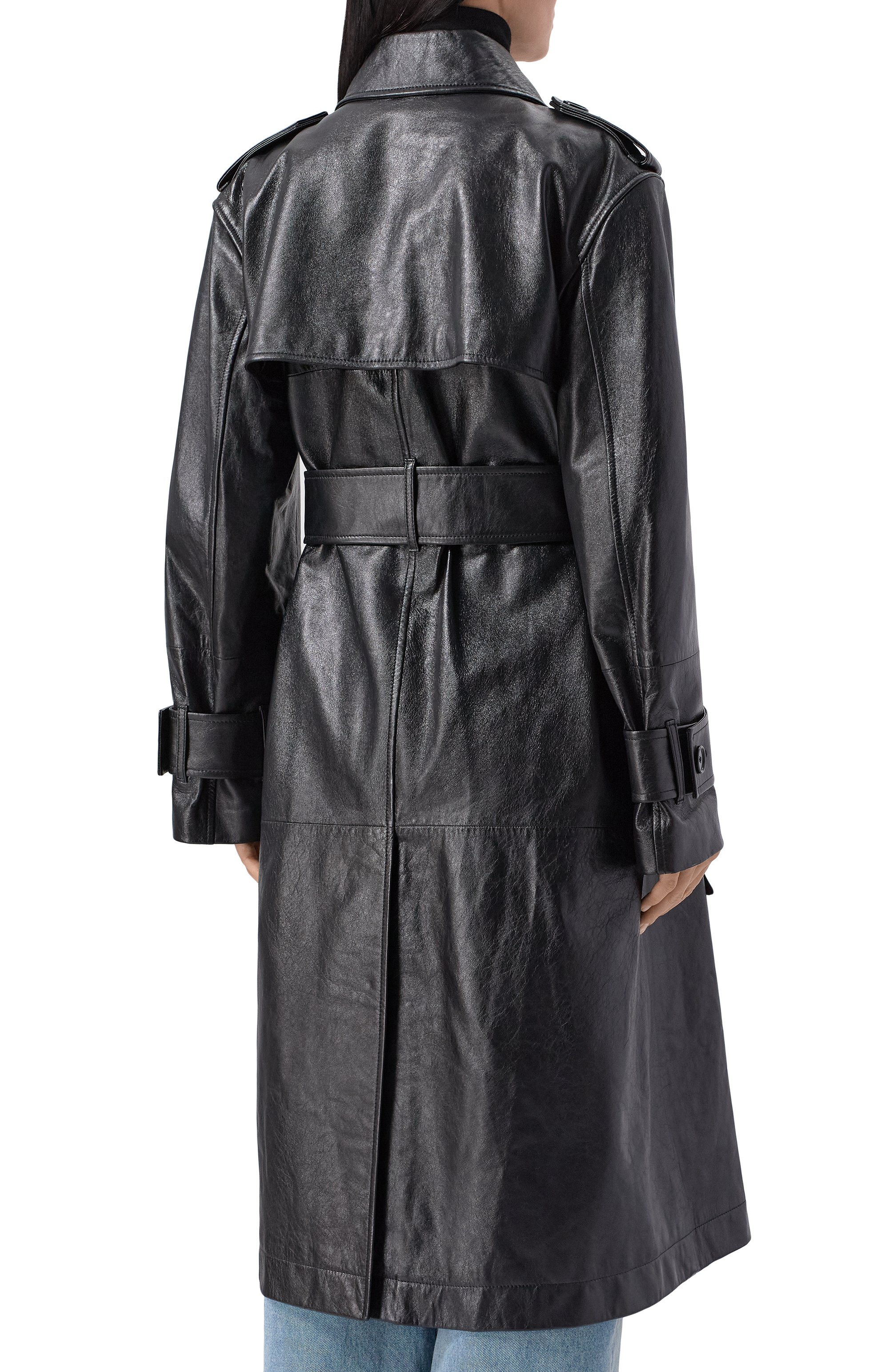 Кожаный тренч NINA RICCI, арт. 25AUMA017/LB0074, фото 4