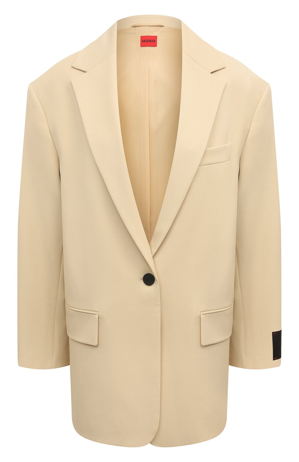 Жакет HUGO кремового цвета по цене 29950 руб., арт. 50489257, фото 1 Жакет HUGO, арт. 50489257, фото 1