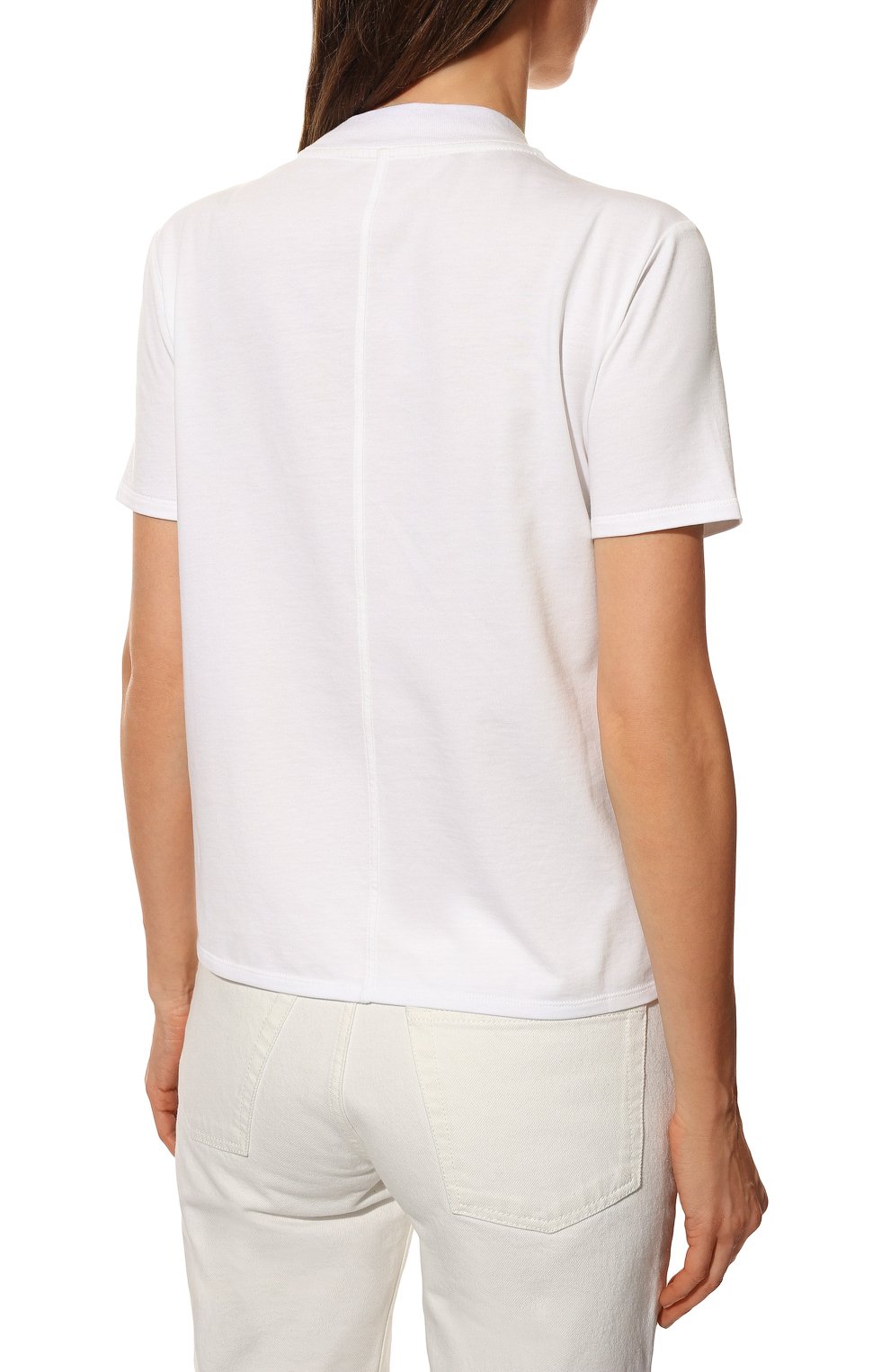 Хлопковая футболка THE ROW, арт. 5833K220, фото 4