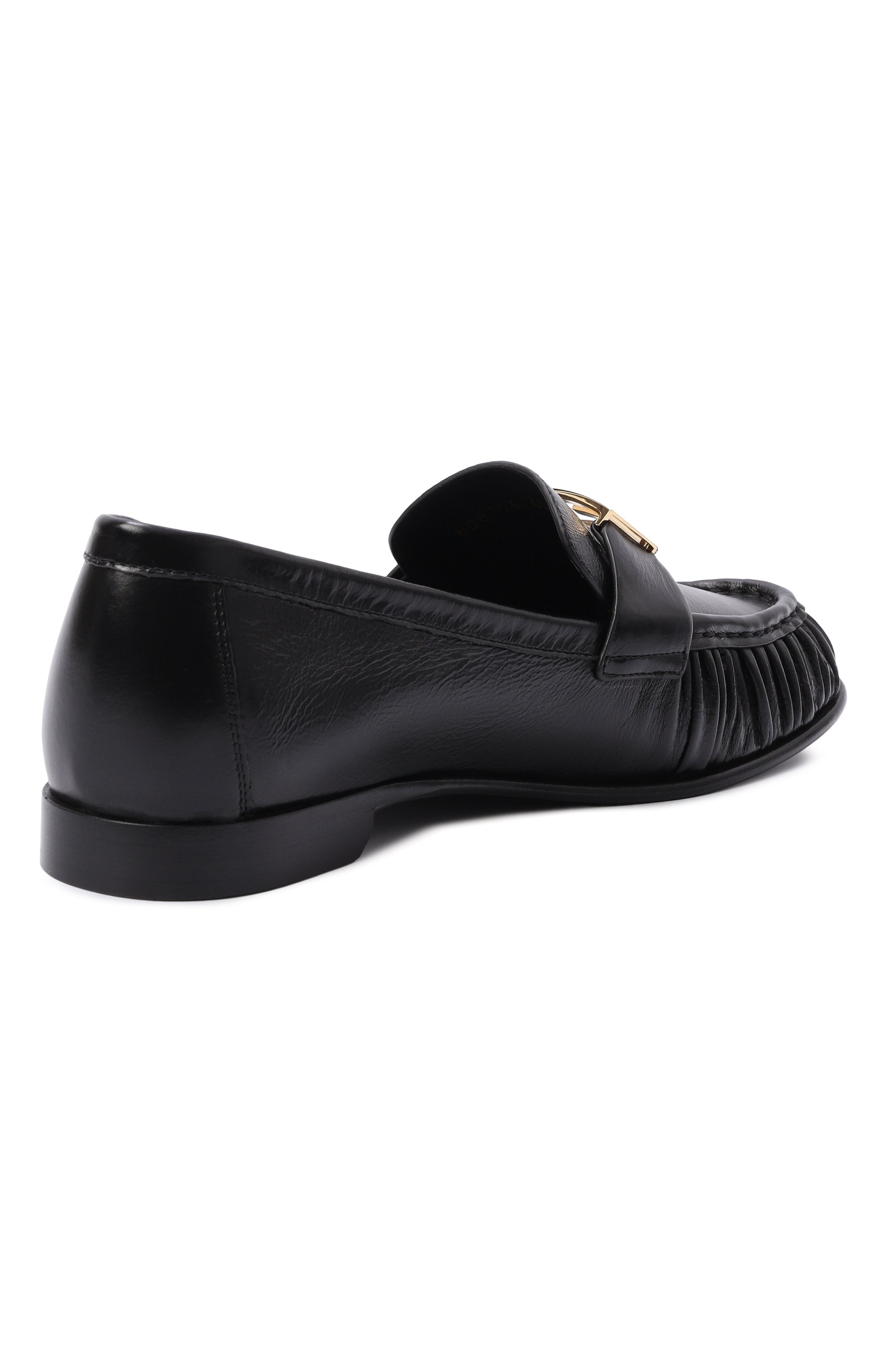 Кожаные лоферы baguette FENDI черного цвета по цене 122500 руб., арт. 8D8756/NBA, фото 5 Кожаные лоферы baguette FENDI, арт. 8D8756/NBA, фото 5