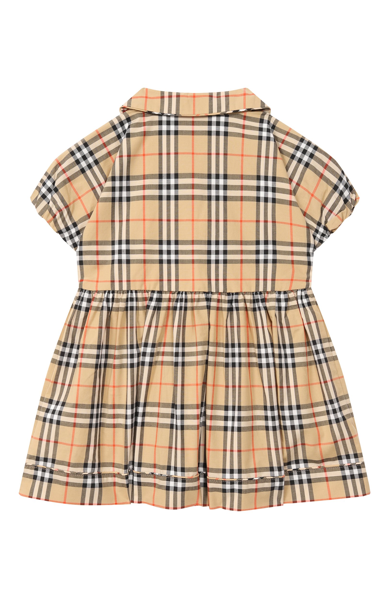 Комплект из платья и шорт BURBERRY бежевого цвета по цене 43350 руб., арт. 8126411, фото 3 Комплект из платья и шорт BURBERRY, арт. 8126411, фото 3