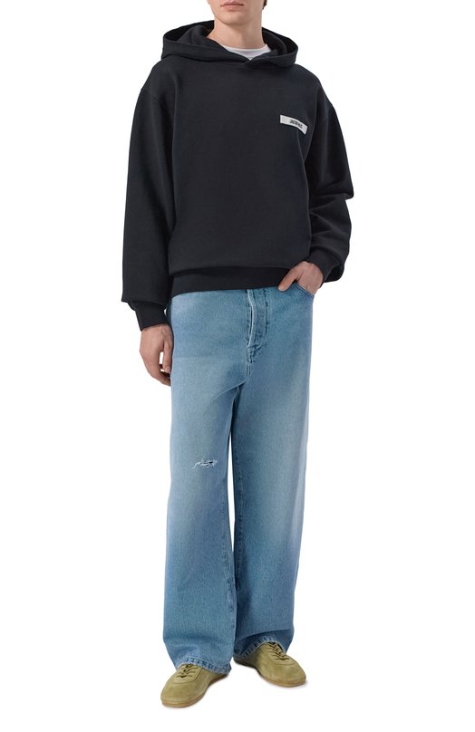 Хлопковое худи Jacquemus 25EH0M00247/AJ00126 Чёрный  25EH0M00247/AJ00126 Фото 2