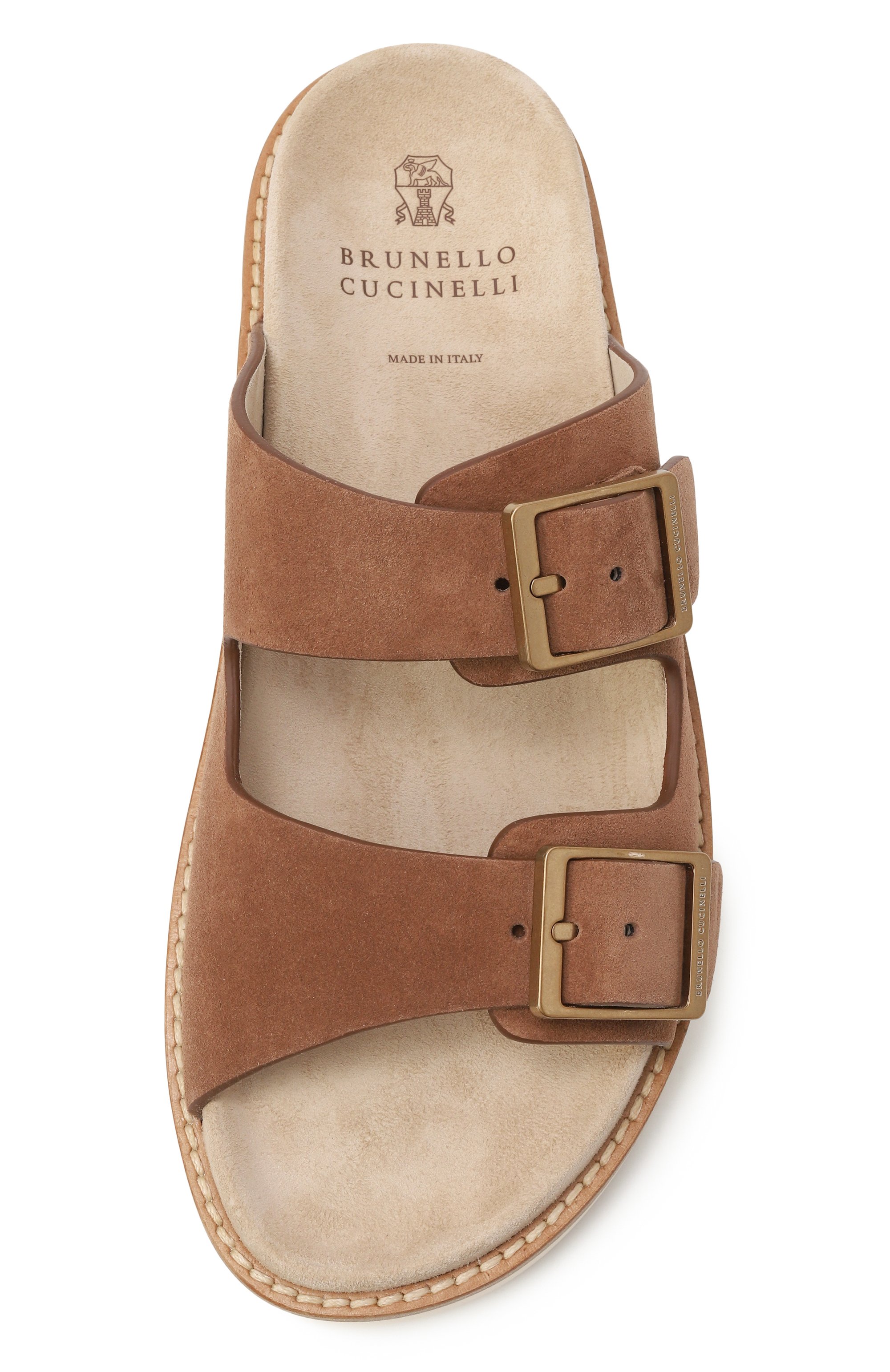 Замшевые шлепанцы urban BRUNELLO CUCINELLI, арт. MZUSILY235, фото 6