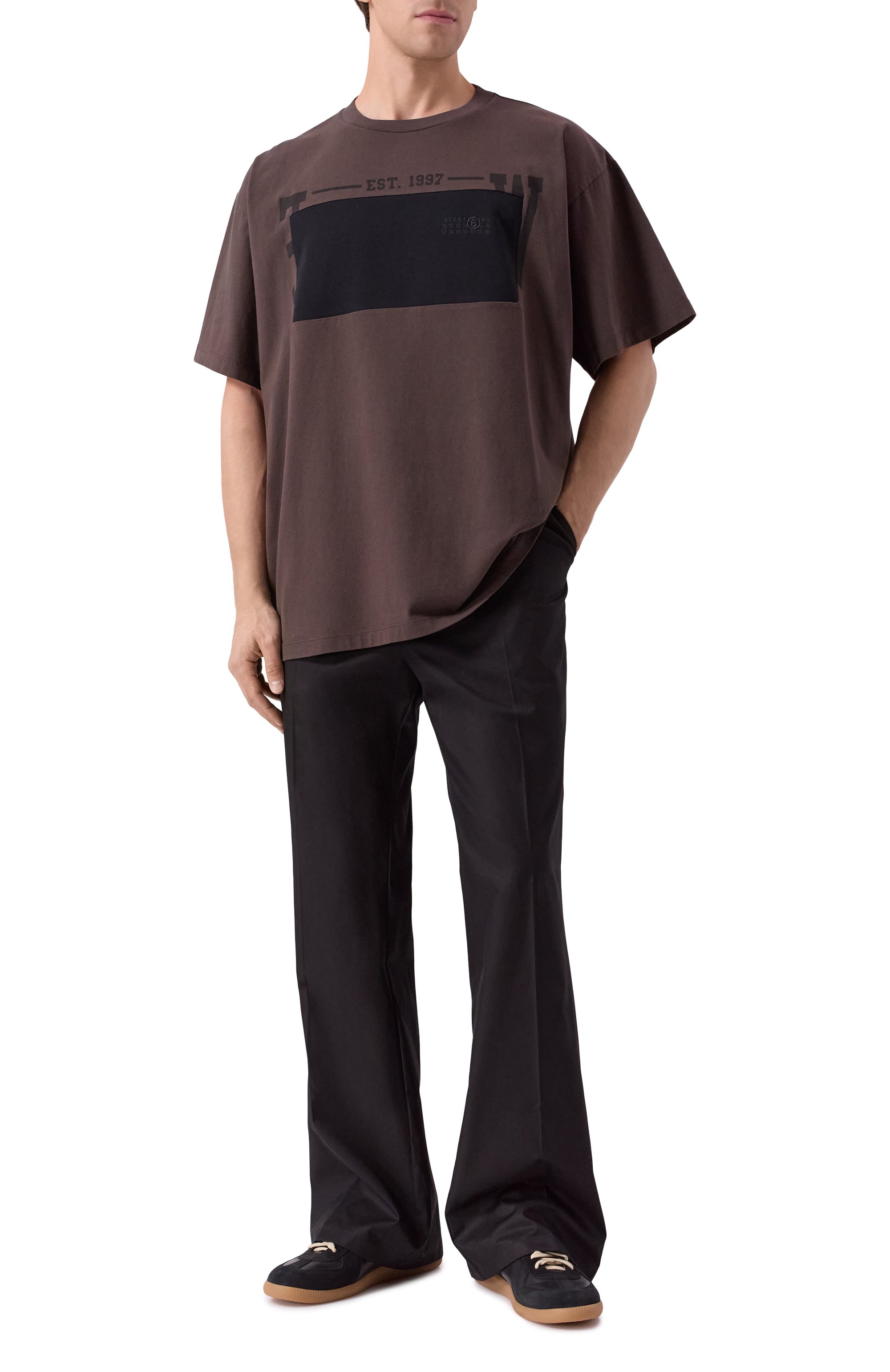 Хлопковая футболка MM6, арт. SH0GC0053/M20050, фото 2