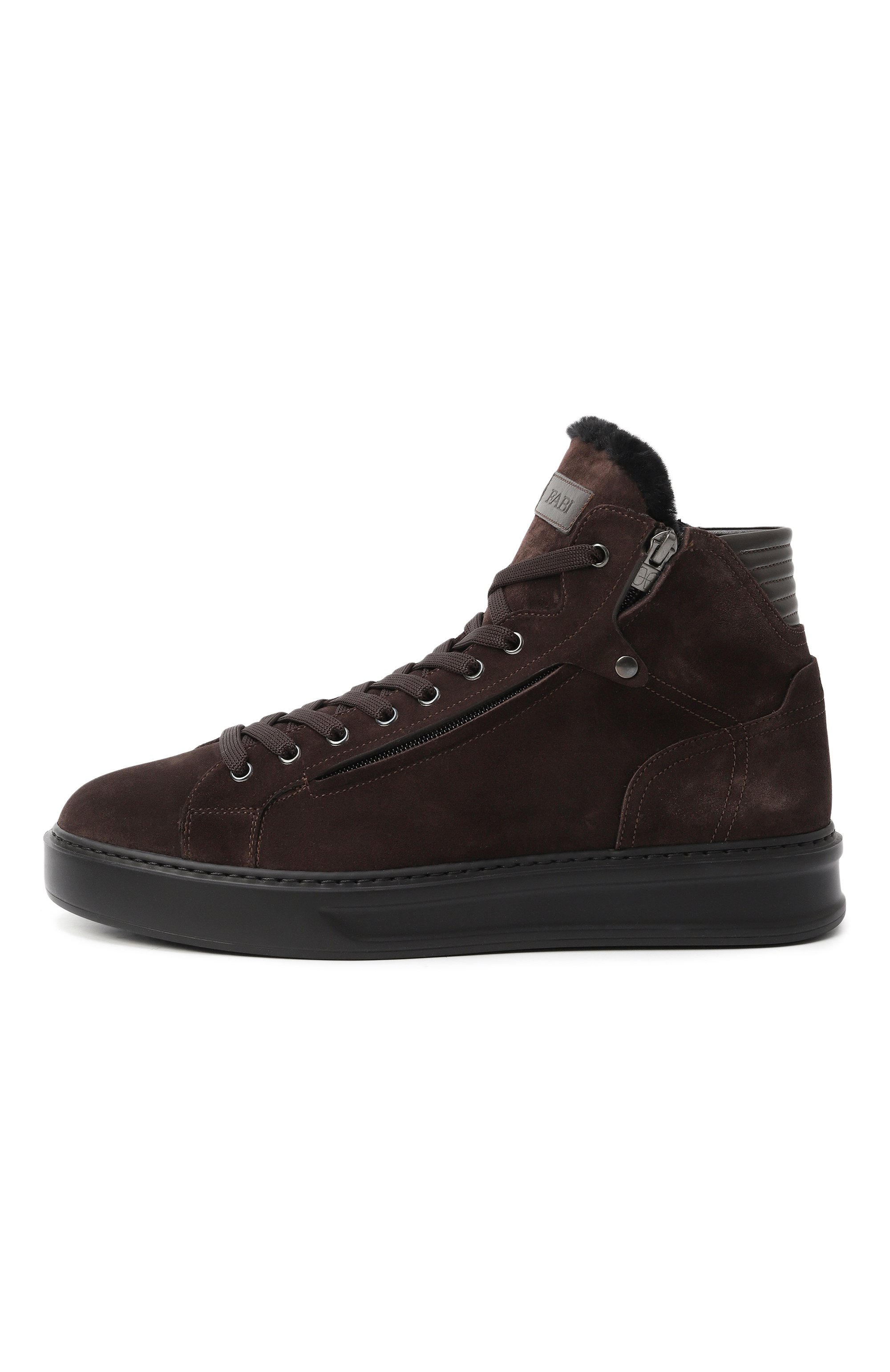 Замшевые кеды polignano FABI, арт. FU1238/V.2534 DARK, фото 4