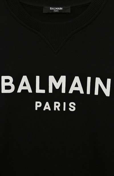 Хлопковый свитшот BALMAIN, арт. 6R4O10, фото 3
