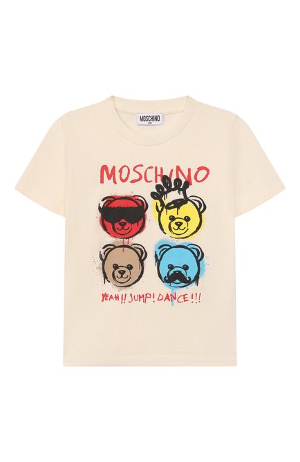 Хлопковая футболка MOSCHINO, арт. HSM058/LAA20/4-8