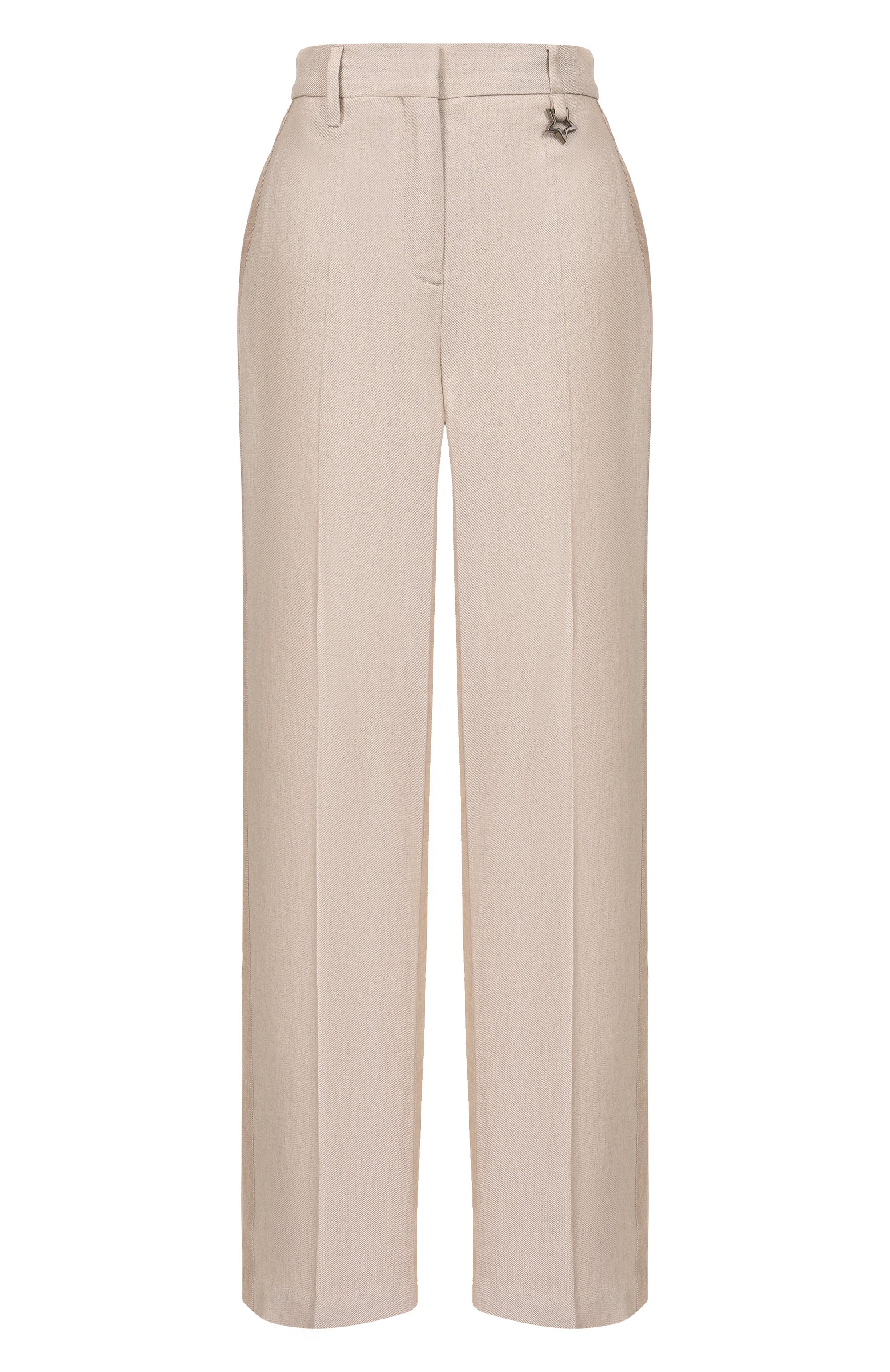 Брюки изо льна и вискозы LORENA ANTONIAZZI, арт. P2638PA01M/5154, фото 1