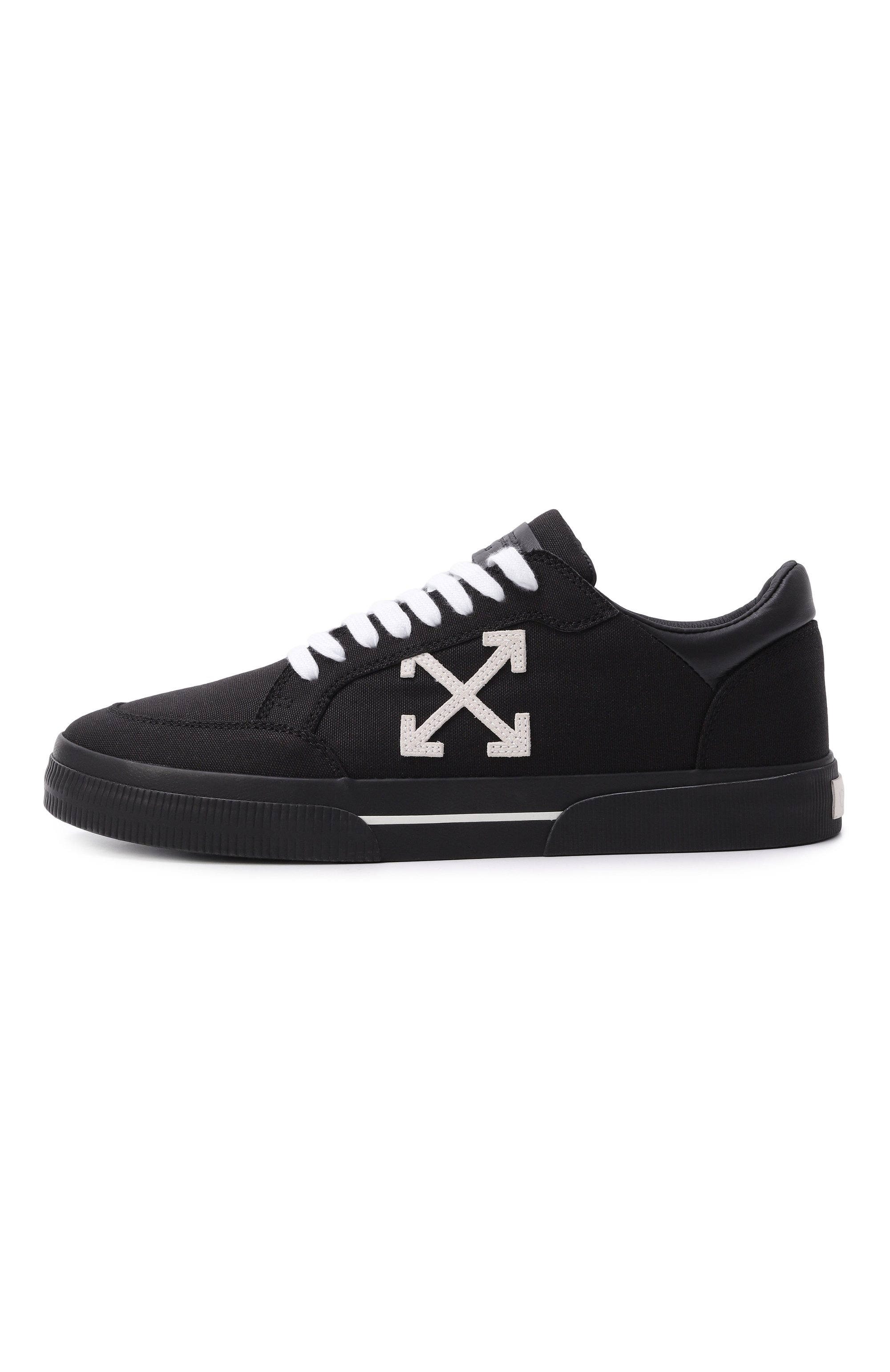 Текстильные кеды new low vulcanized OFF-WHITE, арт. 0MIA293C99FAB002, фото 4