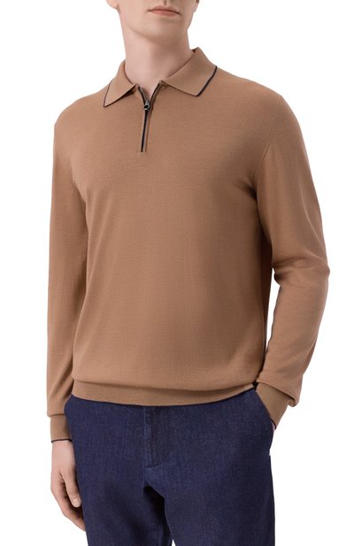 Поло из шерсти и шелка STEFANO RICCI, арт. KE08004P30/E25374, фото 3