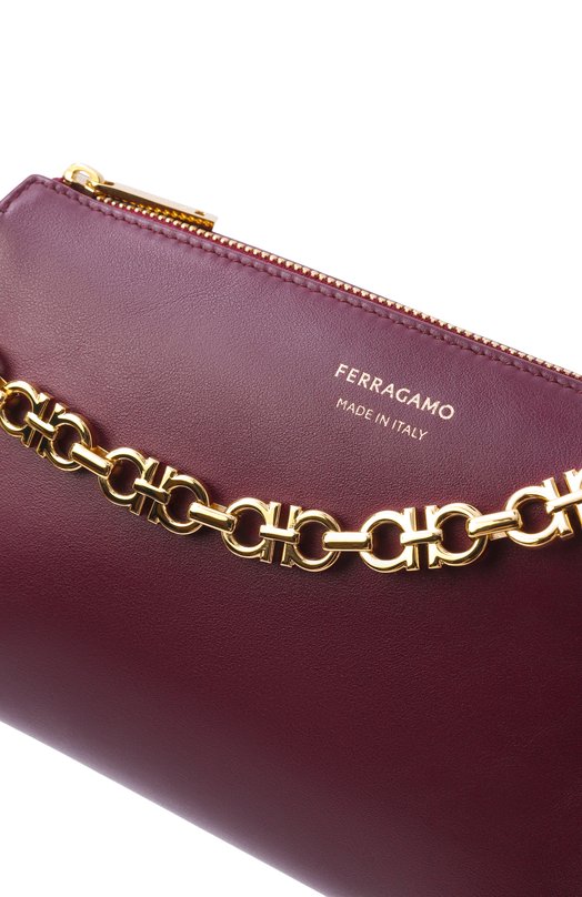 Сумка Gancio Ferragamo 221076/790 Бордовый  221076/790 Фото 6