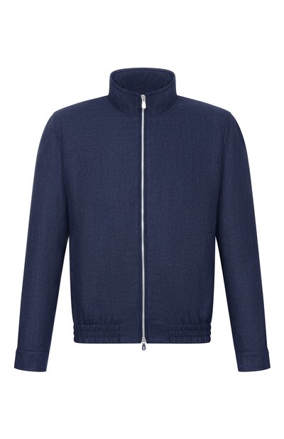 Мужской бомбер из шелка и льна BRUNELLO CUCINELLI, арт. MZ4036580