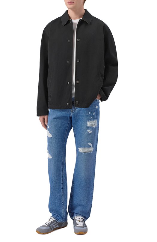 Кожаные кроссовки Racer 45 Balmain GM1VI408/TYHC Серый  GM1VI408/TYHC Фото 2