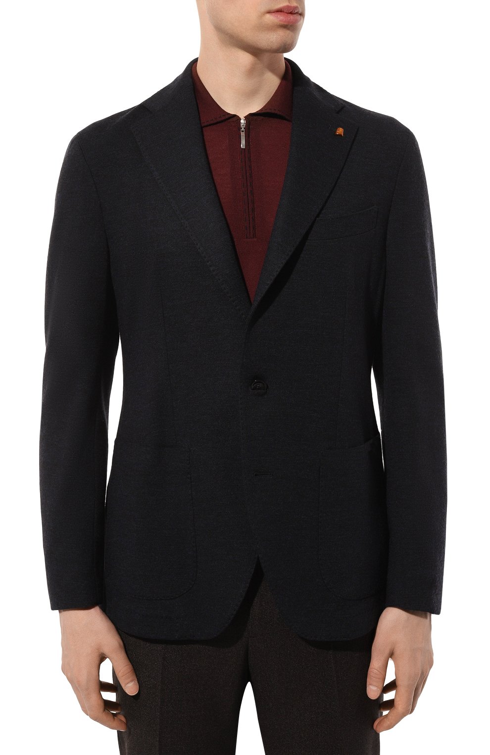 Пиджак из шерсти и хлопка SARTORIA LATORRE, арт. JD74/JG072, фото 5