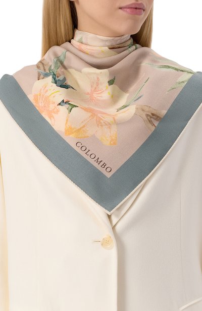 Платок из кашемира и шелка COLOMBO, арт. S7/90X90/5331-U-MR, фото 2