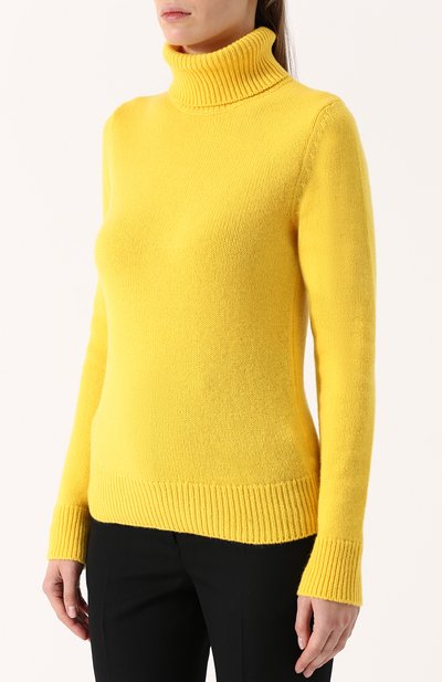 Кашемировая водолазка RALPH LAUREN желтого цвета по цене 143500 руб., арт. 290689483, фото 3 Кашемировая водолазка RALPH LAUREN, арт. 290689483, фото 3