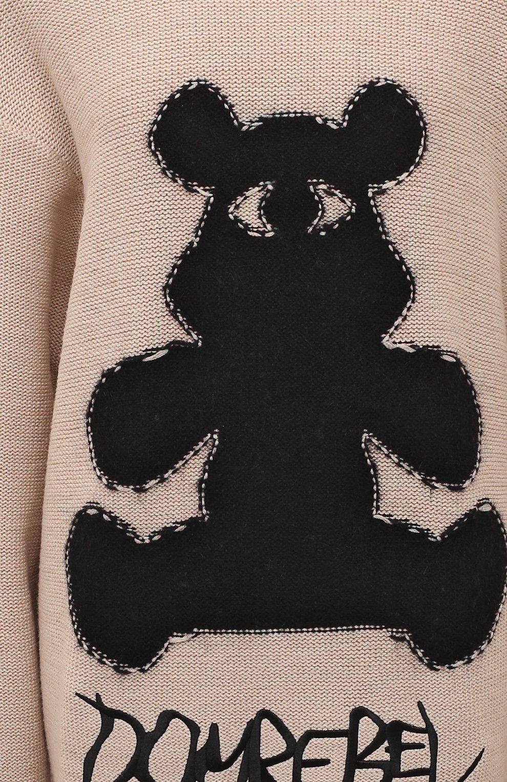 Пуловер из хлопка и шерсти DOMREBEL, арт. BEARCL0PS/KNIT CREWNECK, фото 5