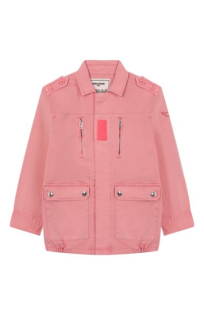 Хлопковая куртка ZADIG AND VOLTAIRE, арт. X60363